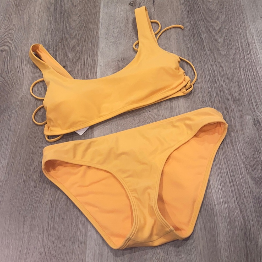 Hollister Swim Orange Bikini Set